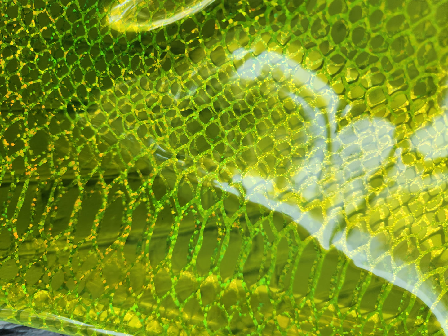 Personal pouch - Vinyl/Jelly Snakeskin hologram