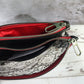Snakeskin Vinyl and Black Duplex Crossbody