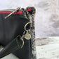 Snakeskin Vinyl and Black Duplex Crossbody