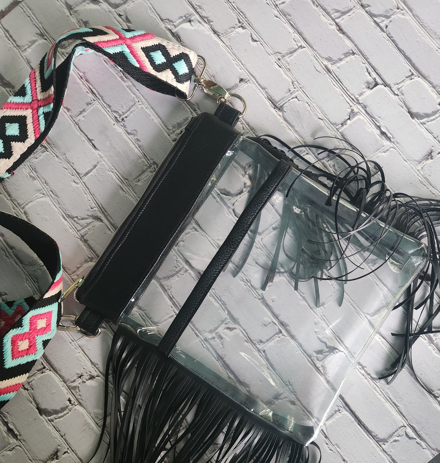 Concert Crossbody Leather Fringe