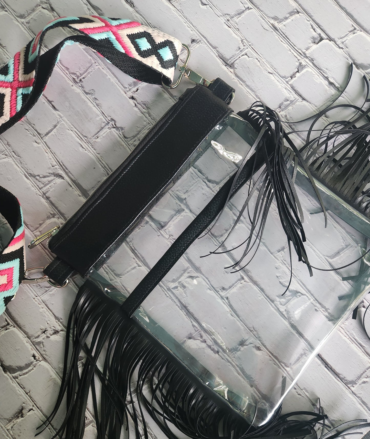 Concert Crossbody Leather Fringe