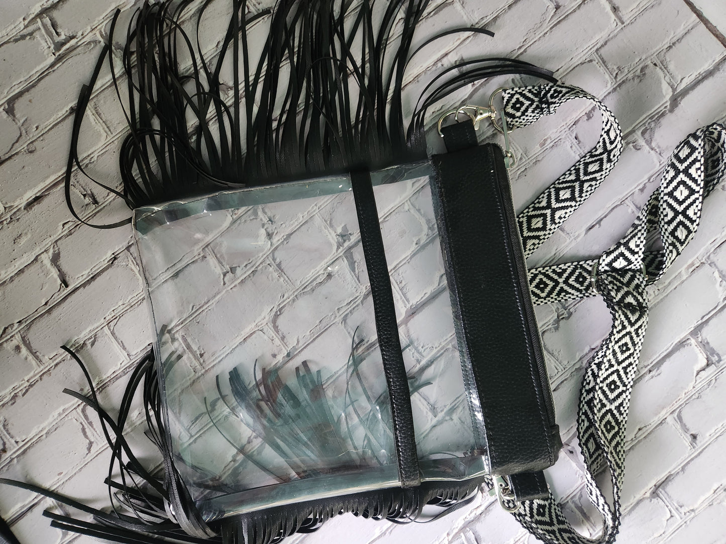 Concert Crossbody Leather Fringe