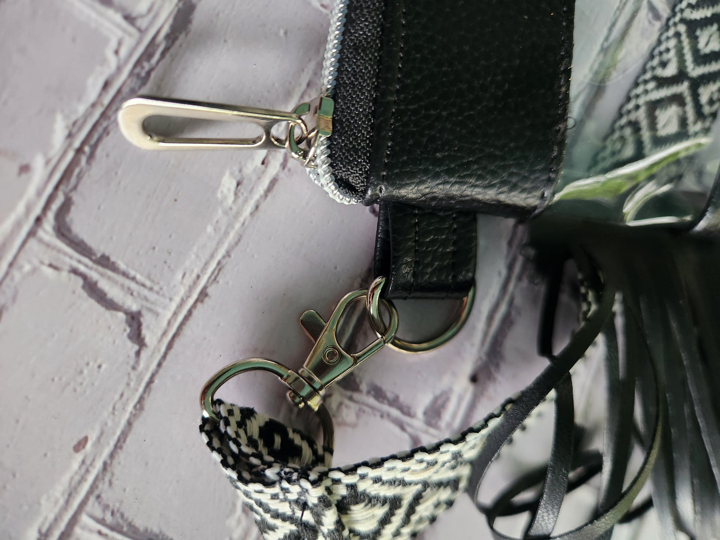 Concert Crossbody Leather Fringe