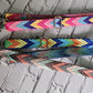 Embroidered Chevron 3/4" wide Strap