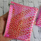 Personal pouch - Vinyl/Jelly Snakeskin hologram