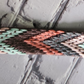 Embroidered Chevron 3/4" wide Strap