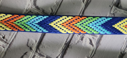 Embroidered Chevron 3/4" wide Strap