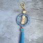 XL Silicone and Fringe Purse Clip/Key Chain