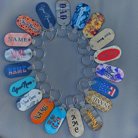 Customized Oval Key Chains