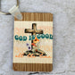 Rectangle Key Chain 2"