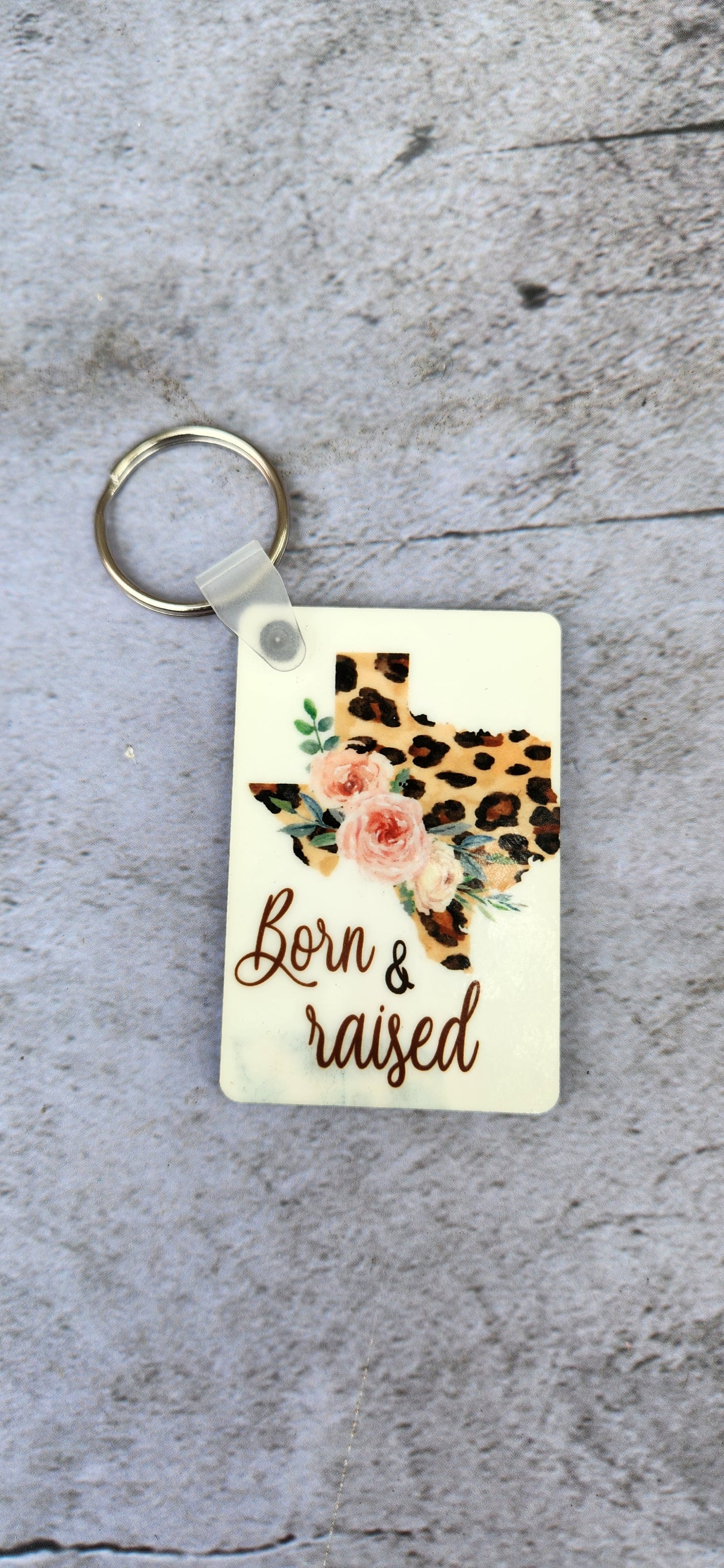 Rectangle Key Chain 2"