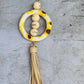 XL Silicone and Fringe Purse Clip/Key Chain