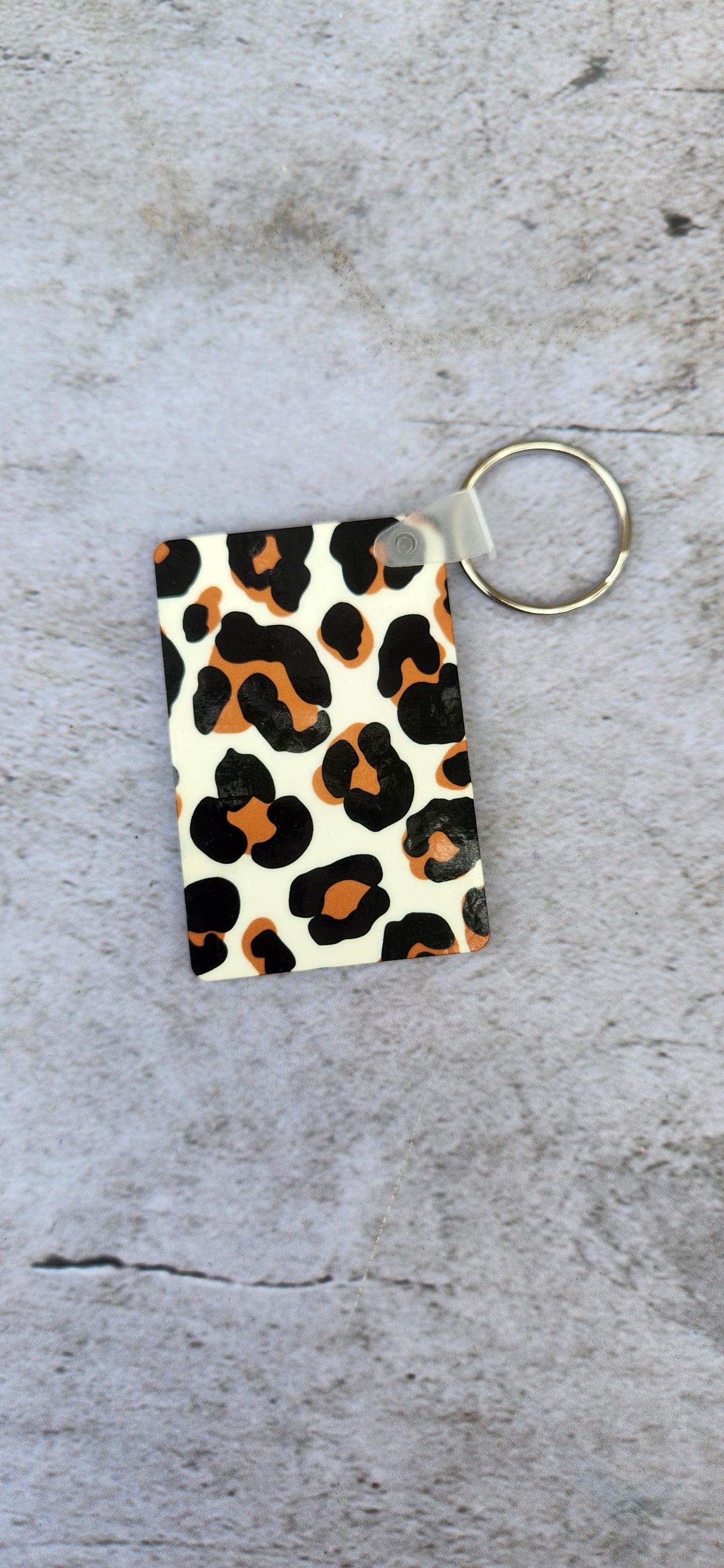 Rectangle Key Chain 2"