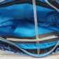 Blue Leopard Patent Leather Iris Shoulder Bag