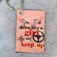 Rectangle Key Chain 2"