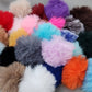 2 inch super soft POMPOM Key chains - Multicolored