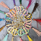 XL Silicone and Fringe Purse Clip/Key Chain