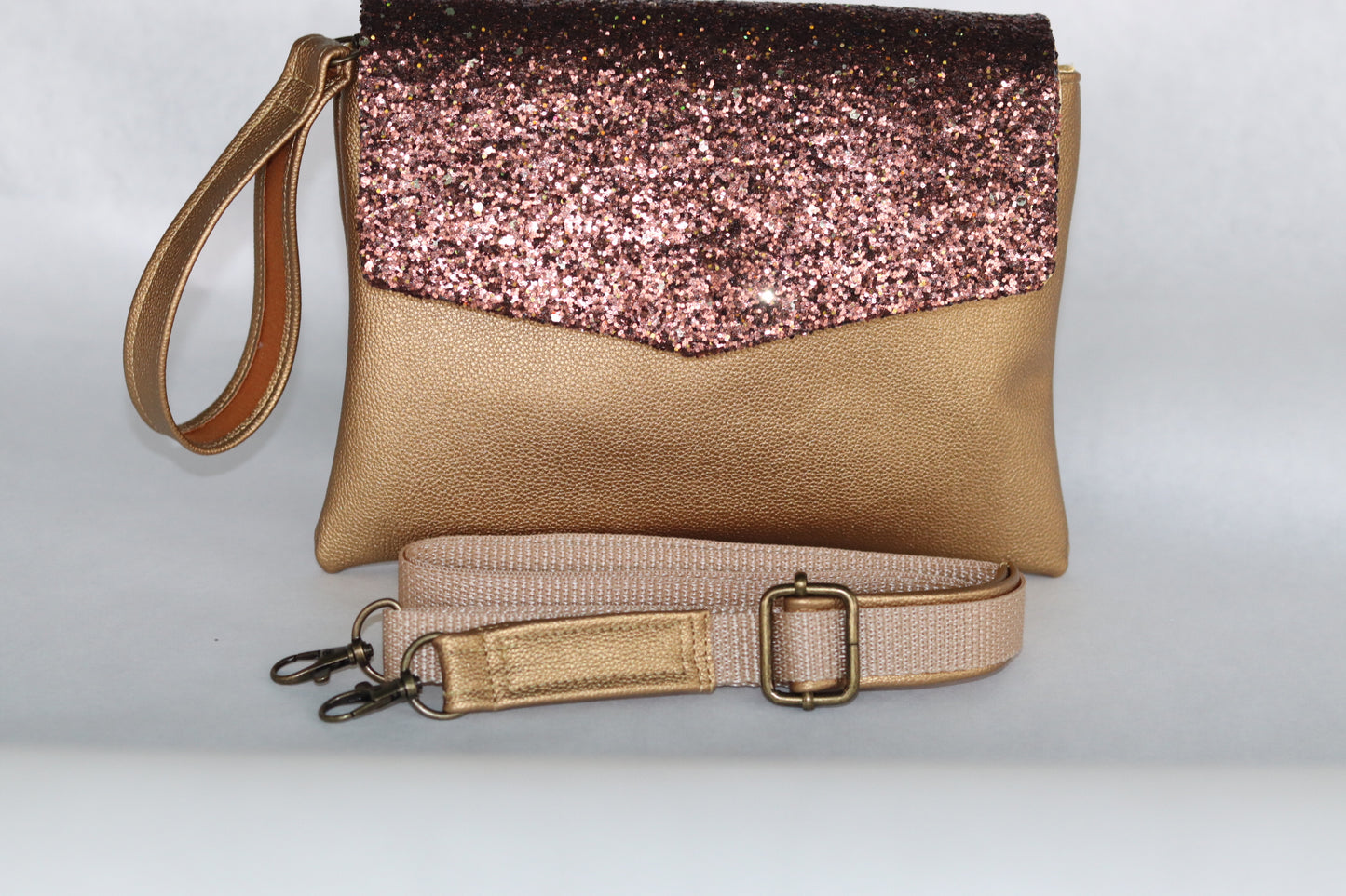 Skylar Glitter Clutch/Crossbody