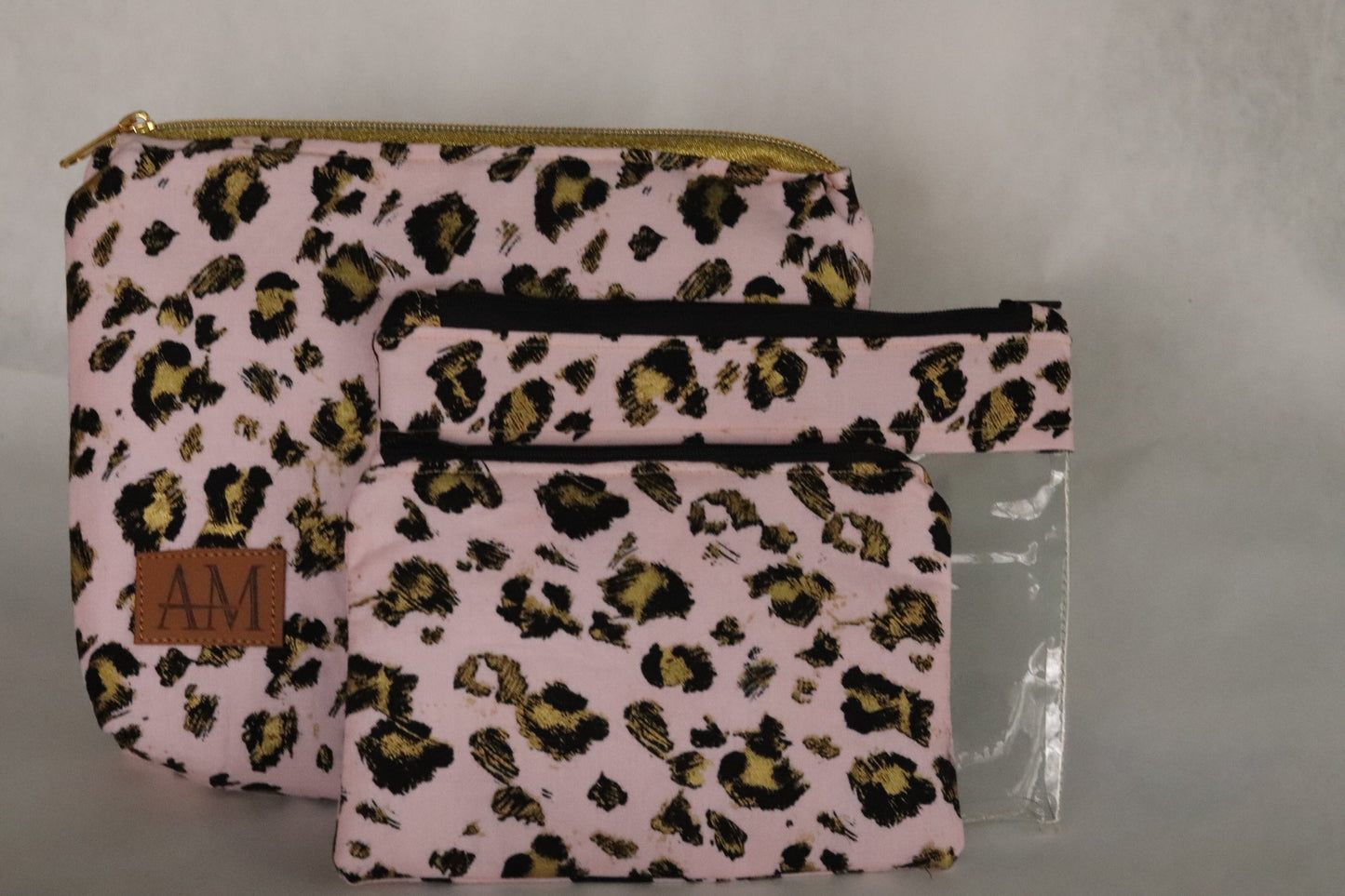 Cosmetic bag 3 pack gift set