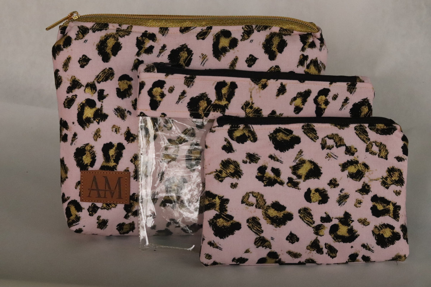 Cosmetic bag 3 pack gift set