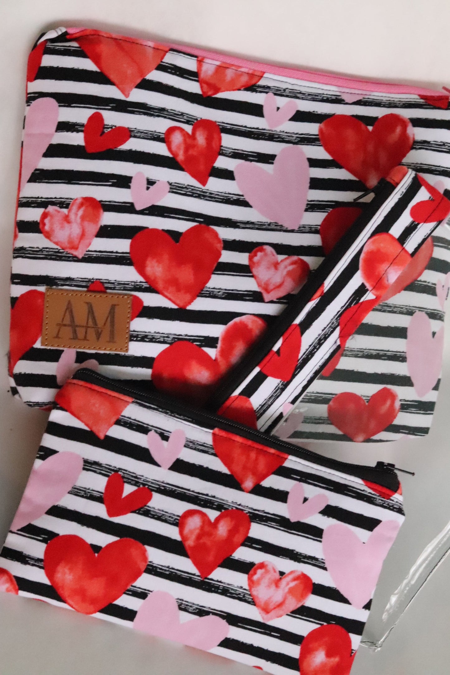 Cosmetic bag 3 pack gift set