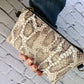 Essential Mini Clutch  - Snakeskin
