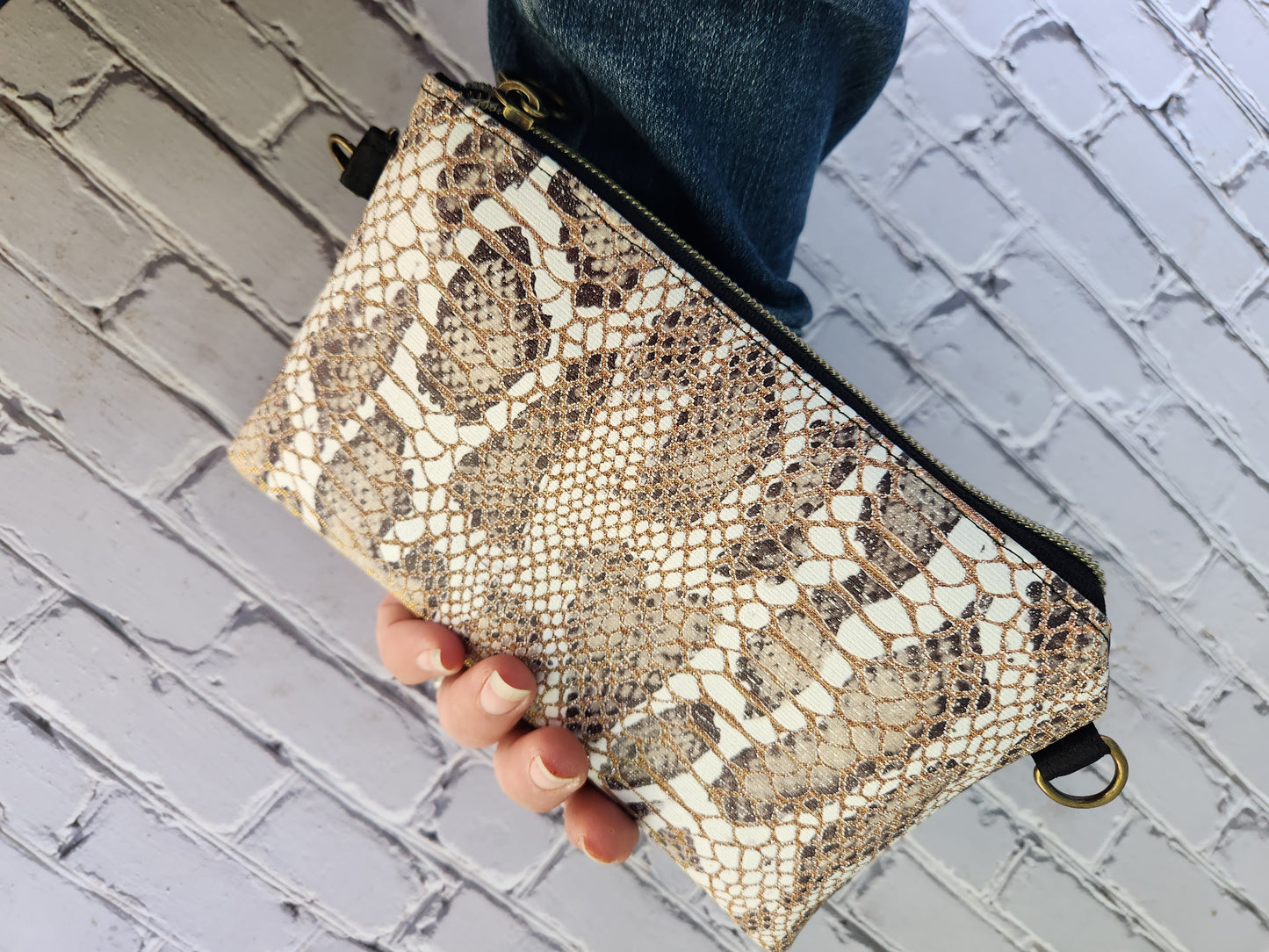Essential Mini Clutch  - Snakeskin